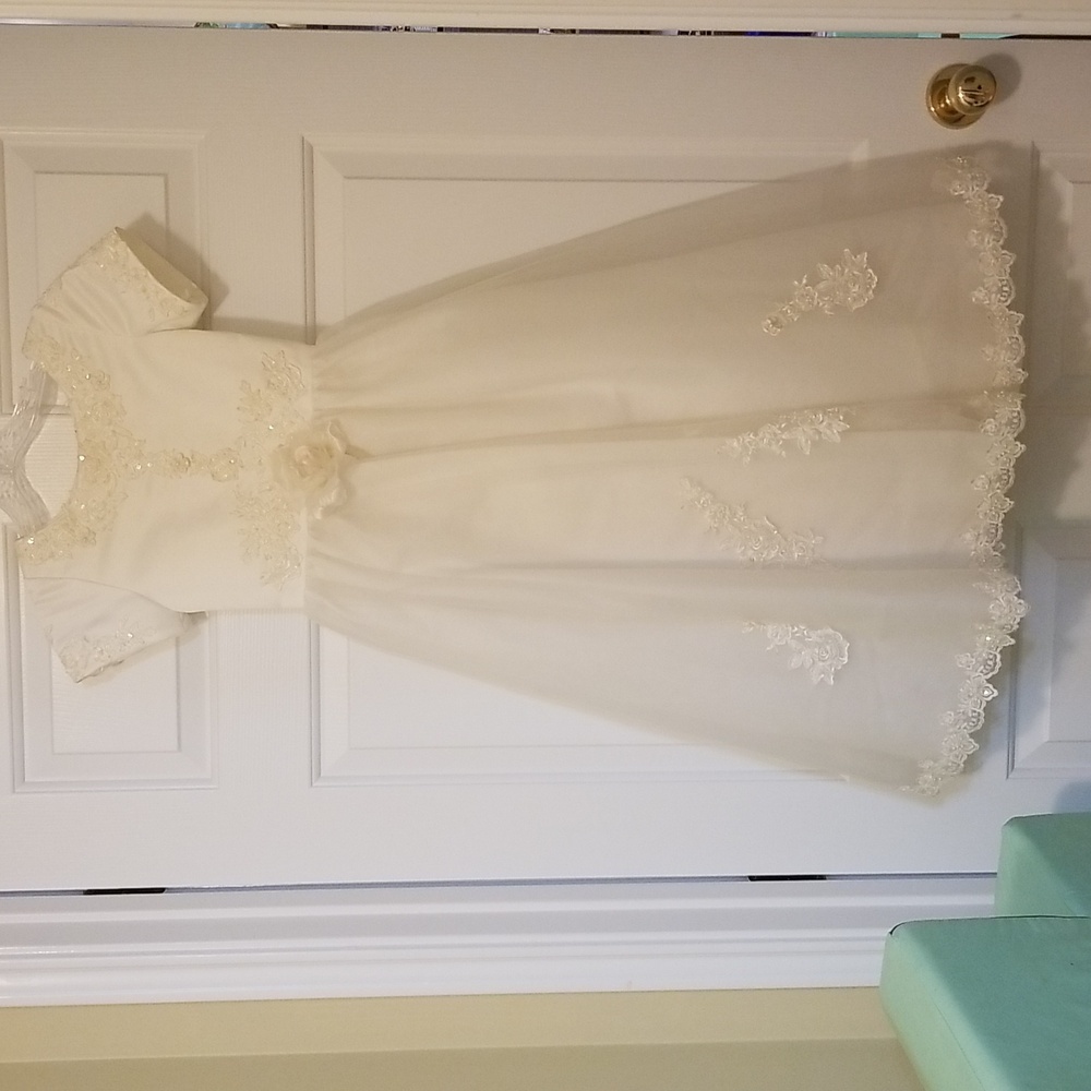 Girls white dress